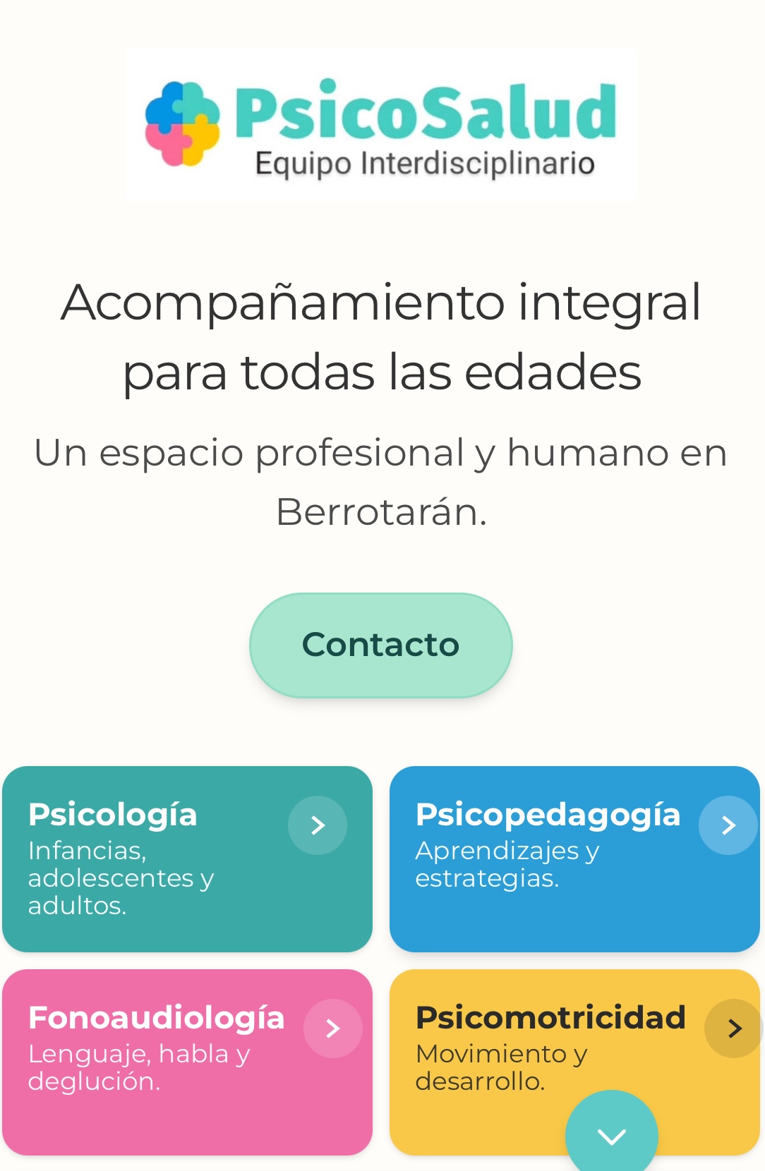 Sitio PsicoSalud Berrotarán